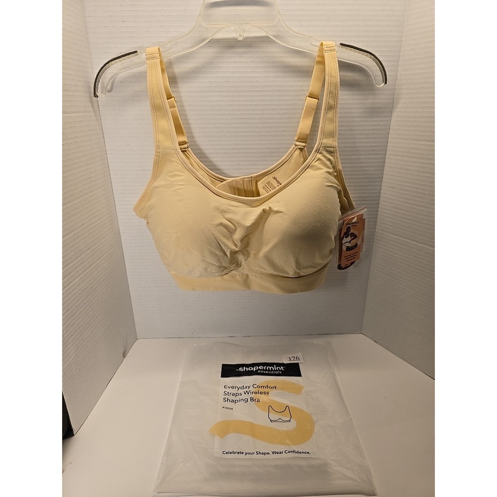 Truekind Everyday Comfort Straps Wireless Shaping BRA Size 3XL Beige NWT